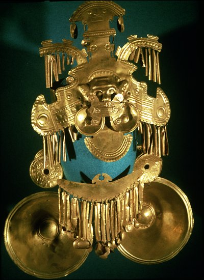 Brustschmuck der Calima-Region, Kolumbien, ca. 500-1500 n. Chr. von Pre Columbian